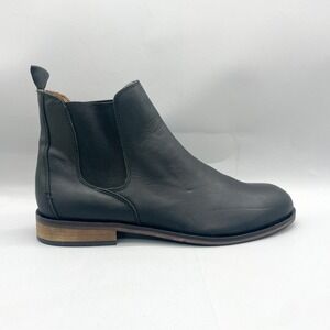 Rodd & Gunn Mens 42 9 Kingsview Road Chelsea Boots Shoes Black Leather Casual